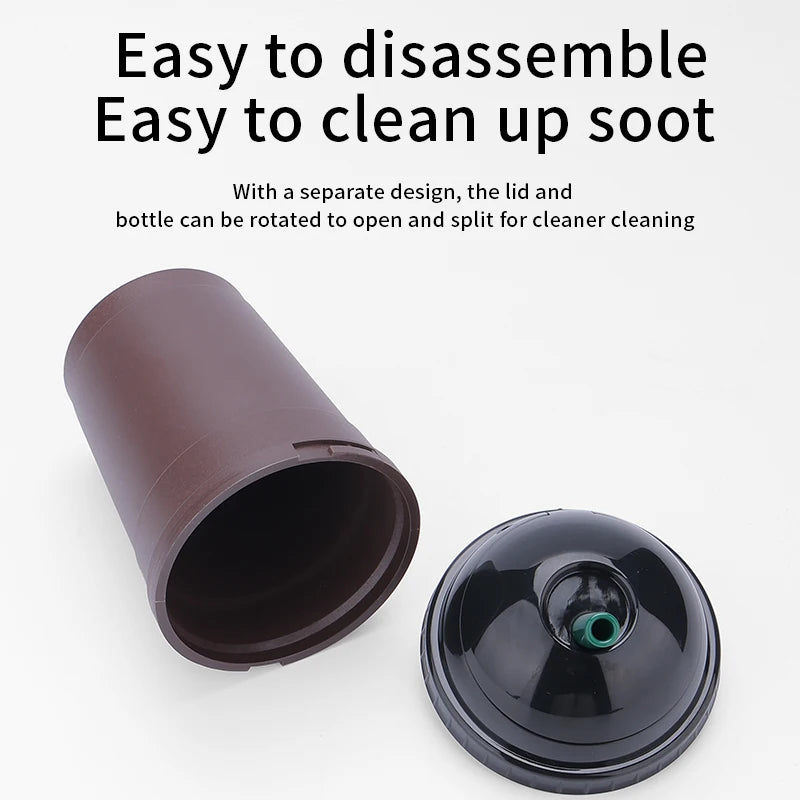 Coffee Cup Shaped On-Board Ashtrays Car Ashtray With Lid Portable Inner Liner High Flame Retardant For Cigars And Cigarettes