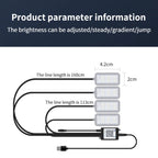 Neon LED Car Interior Ambient Foot Light with USB Wireless Remote Music APP Control Auto RGB Atmosphere Decorative Lamp