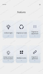 3/64 Colour Car LED Ambient Light for Mercedes-Benz C/GLC Class Coupe W205 C43 C63 X253 LED Door Speaker Cover Vents RetrofitSet