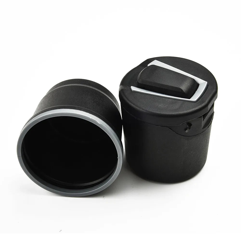 1PC Car Ashtray With LED Lamp Multi-Functional Ashtray Storage Jar For BMW Black Auto Interior Accessories
