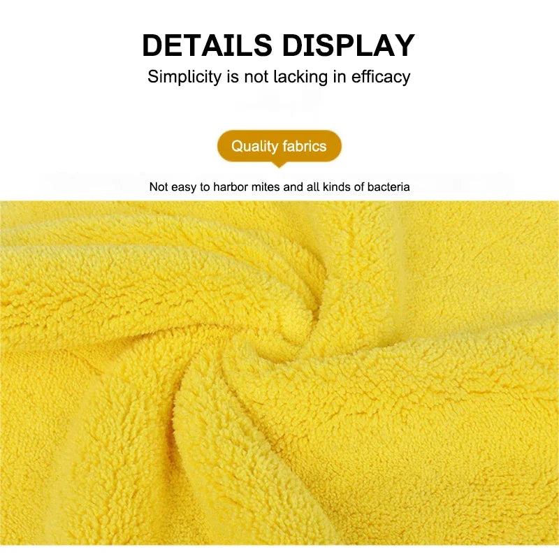 SEAMETAL Microfiber Towel 100x50CM Super Absorbent Car Cleaning Detailing Cloth Auto Care Drying Towels for Car Wash Accessories