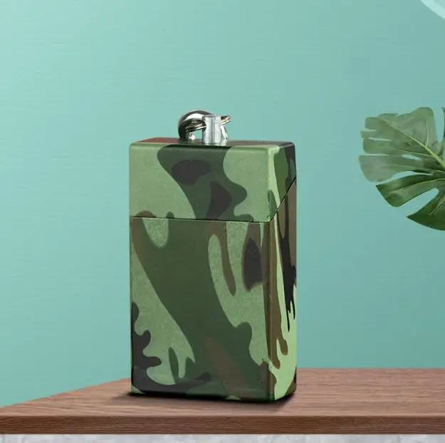 Portable Ashtray with Keychain Drawer Ash Holder Stainless Steel Cigarette Tray for Outdoor Car Travel Mini Ashtray Container