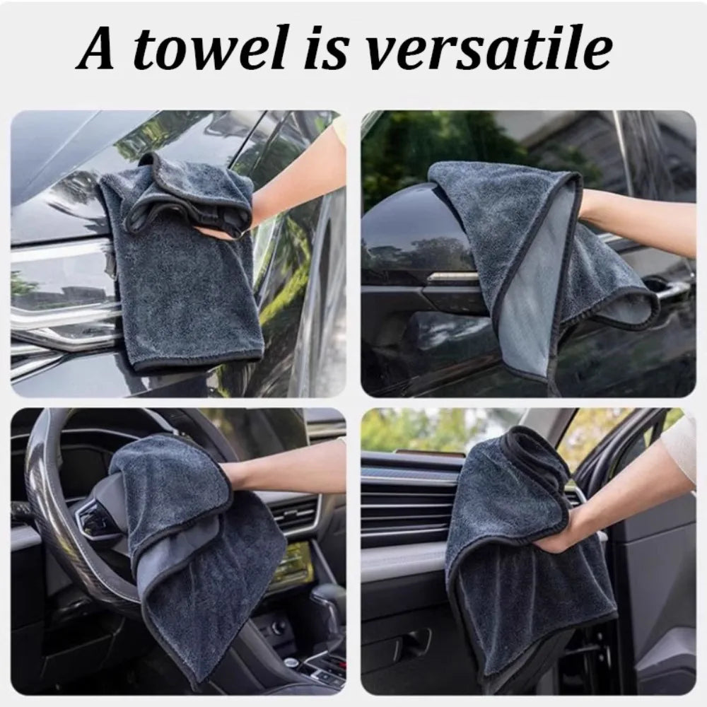 Microfiber Towels Car Vehicle Wash Cloth Auto Cleaning Drying Towel Ultra Fine Fiber Absorbent Car Window Glass Wash Towel