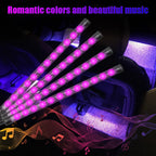 LEEPEE 24/36/48 LED Atmosphere Lamp LED Strips Car Decorative Lights Foot Ambient RGB Lamp Smart Automotive Accessories Interior