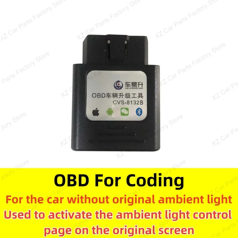 3/64 Colour Car LED Ambient Light for Mercedes-Benz C/GLC Class Coupe W205 C43 C63 X253 LED Door Speaker Cover Vents RetrofitSet