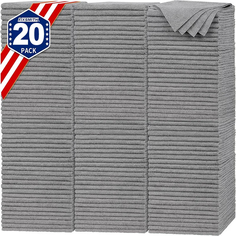 Thicken Microfiber Cleaning Cloths Lint Free Microfiber Cleaning Towel Cloths Reusable Cleaning Towels Absorbent for Car Window