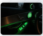 3/64 Colour Car LED Ambient Light for Mercedes-Benz C/GLC Class Coupe W205 C43 C63 X253 LED Door Speaker Cover Vents RetrofitSet