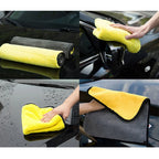 3PCs Microfiber Car Cleaning Towels Car Wash Drying Cloth Hemming Microfiber Towel Care Wash Cloth Car Detailing Accessories